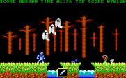 Ghosts 'N Goblins for IBM PC/Compatibles - Multiple ghosts causing trouble.