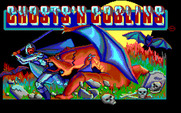 Ghosts 'N Goblins for IBM PC/Compatibles - Title screen.