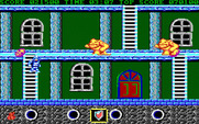 Ghosts 'N Goblins for IBM PC/Compatibles - Large creatures guard the upper platform on this screen.