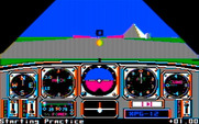 Chuck Yeager's Advanced Flight Simulator for IBM PC/Compatibles - Preparing to takeoff for some practice!