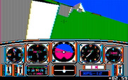 Chuck Yeager's Advanced Flight Simulator for IBM PC/Compatibles - The demo flight.