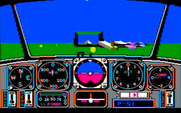 Chuck Yeager's Advanced Flight Simulator for IBM PC/Compatibles - Follow the plane through this gate...