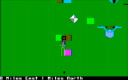 Chuck Yeager's Advanced Flight Simulator for IBM PC/Compatibles - Satellite view.