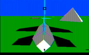 Chuck Yeager's Advanced Flight Simulator for IBM PC/Compatibles - Chase plane view.