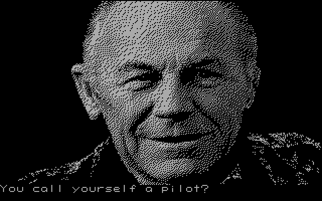 Chuck Yeager's Advanced Flight Simulator IBM PC/Compatibles Screenshot: I failed again...