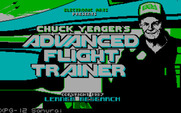 Chuck Yeager's Advanced Flight Simulator for IBM PC/Compatibles - Title screen (re-release).