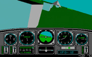 Chuck Yeager's Advanced Flight Simulator for IBM PC/Compatibles - The demo flight.