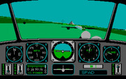 Chuck Yeager's Advanced Flight Simulator for IBM PC/Compatibles - Trying some formation flying, but staying in formation is difficult!