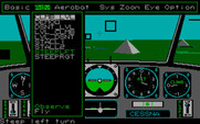 Chuck Yeager's Advanced Flight Simulator for IBM PC/Compatibles - Here's one of the tutorial menus.