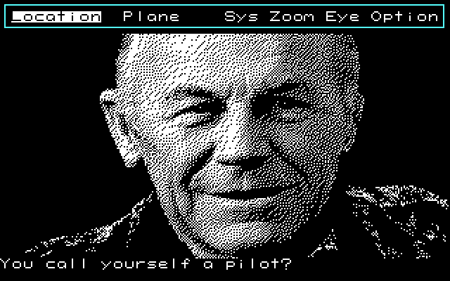 Chuck Yeager's Advanced Flight Simulator IBM PC/Compatibles Screenshot: I crashed!