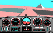 Chuck Yeager's Advanced Flight Simulator for IBM PC/Compatibles - Taking off...