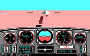 Chuck Yeager's Advanced Flight Simulator for IBM PC/Compatibles - Demo flight.