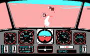 Chuck Yeager's Advanced Flight Simulator for IBM PC/Compatibles - Follow the smoke trail!