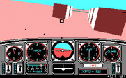 Chuck Yeager's Advanced Flight Simulator for IBM PC/Compatibles - Can you fly through Main Street?
