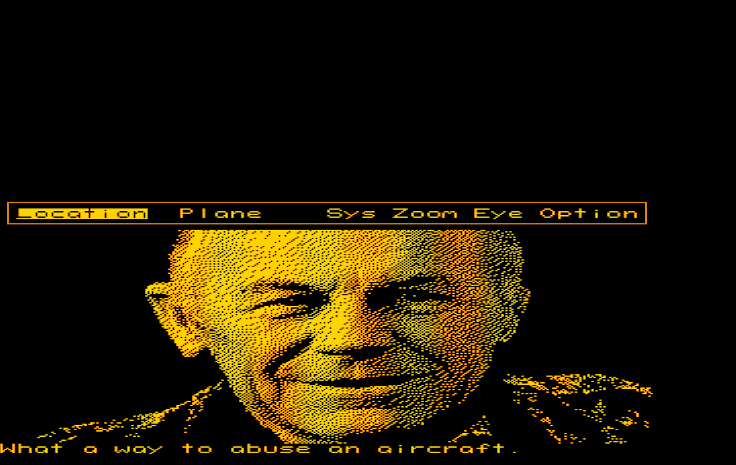 Chuck Yeager's Advanced Flight Simulator IBM PC/Compatibles Screenshot: Oops, I crashed!