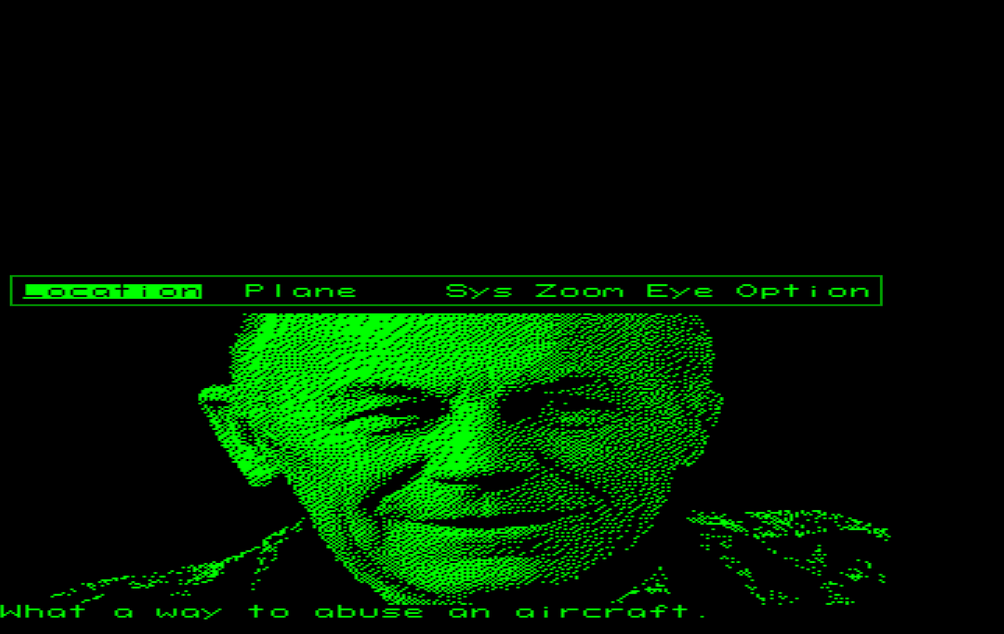 Chuck Yeager's Advanced Flight Simulator IBM PC/Compatibles Screenshot: Oops, I crashed!