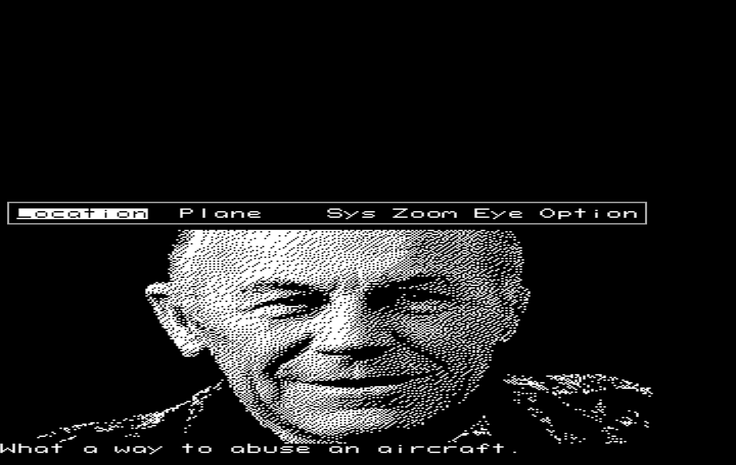Chuck Yeager's Advanced Flight Simulator IBM PC/Compatibles Screenshot: Oops, I crashed!