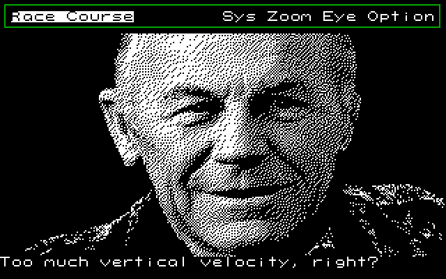 Chuck Yeager's Advanced Flight Simulator IBM PC/Compatibles Screenshot: My fatal mistake...