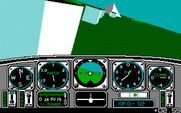 Chuck Yeager's Advanced Flight Simulator for IBM PC/Compatibles - Demo flight.