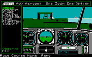 Chuck Yeager's Advanced Flight Simulator for IBM PC/Compatibles - One of the tutorial menus.