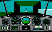 Chuck Yeager's Advanced Flight Simulator for IBM PC/Compatibles - Heading through the gate...