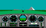 Chuck Yeager's Advanced Flight Simulator for IBM PC/Compatibles - Taking off...