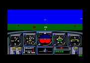 Chuck Yeager's Advanced Flight Simulator for Amstrad CPC - Don't hit the ground!