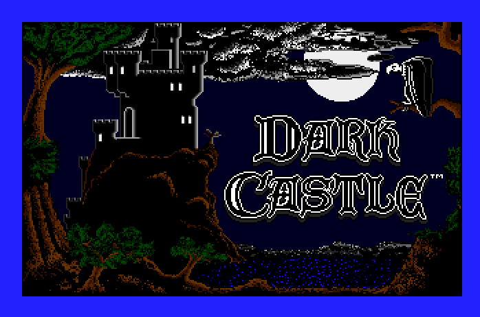 Dark Castle Apple IIgs Screenshot: Title screen.