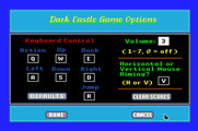 Dark Castle for Apple IIgs - Set some game options.