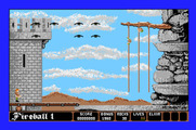 Dark Castle for Apple IIgs - Don't get caught by the bats here either!
