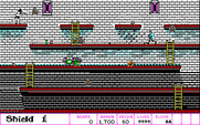 Dark Castle for IBM PC/Compatibles - Dodge the incoming barrels.