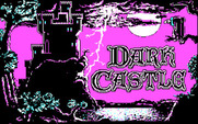 Dark Castle for IBM PC/Compatibles - Title screen; lightning flashes!