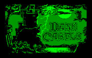 Dark Castle for IBM PC/Compatibles - Title screen; lightning flashes!