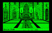 Dark Castle for IBM PC/Compatibles - Game start. Choose a door...