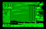 Dark Castle for IBM PC/Compatibles - Running to climb some ropes.