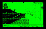 Dark Castle for IBM PC/Compatibles - Carefully making my way down some stairs.
