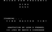 Dino Eggs for IBM PC/Compatibles - Starting screen.