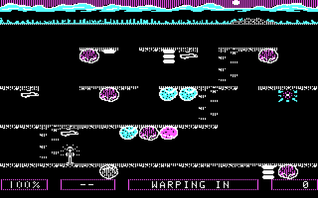Dino Eggs IBM PC/Compatibles Screenshot: Game start.
