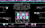 Dino Eggs for IBM PC/Compatibles - Title screen.