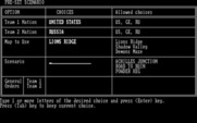 Under Fire! for IBM PC/Compatibles - Setting up some scenario options.