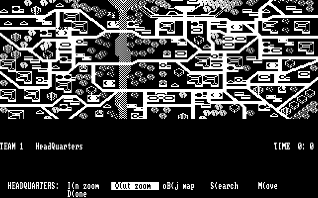 Under Fire! IBM PC/Compatibles Screenshot: Beginning a different scenario...