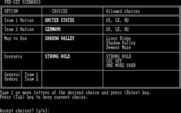 Under Fire! for IBM PC/Compatibles - Scenario options; accept these choices?
