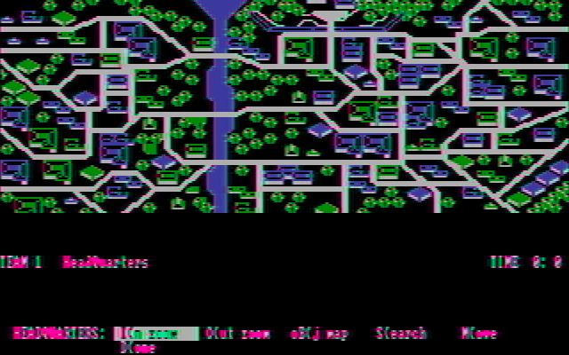 Under Fire! IBM PC/Compatibles Screenshot: Starting another scenario.