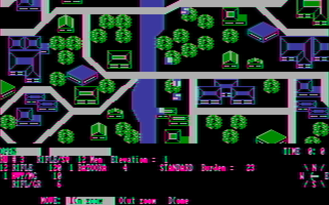 Under Fire! IBM PC/Compatibles Screenshot: Moving units.