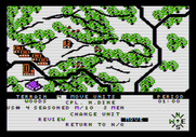Under Fire! for Apple II - Moving units.