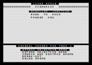 Under Fire! for Apple II - There are different scenarios and orders to choose from...