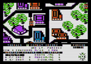 Under Fire! for Apple II - Entering combat orders.