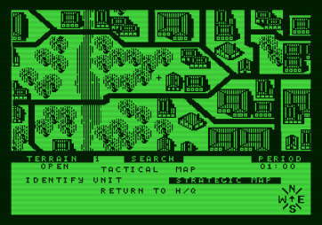 Under Fire! for Apple II - Taking a closer look at the map...