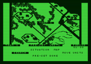 Under Fire! for Apple II - Starting another scenario, team 1 is up...