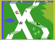 Up 'n Down for ColecoVision - You'll need to choose a direction at these intersections...
